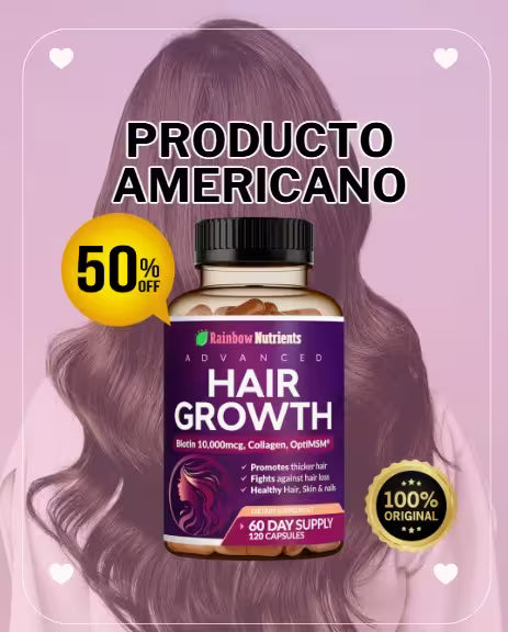 HAIR GROWTH ® Descubre el secreto de miles de mujeres que recuperaron su melena