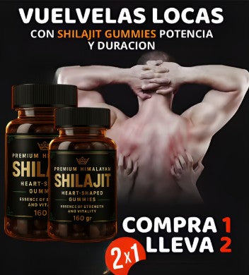 SHILAJIT EN GOMITAS ® OFERTA 2X1, LA POTENCIA QUE TODO HOMBRE NECESITA